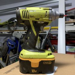 RYOBI 18v Impact Drill