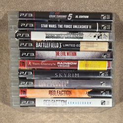 SONY PS3 VIDEO GAMES EACH HAVE DIFFERENT PRICES BE SURE TO ✔️ ALL 5 PICS PLAYSTATION PS DISK DISC