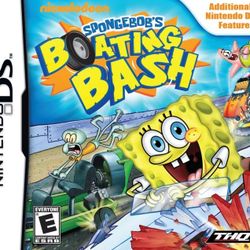 SpongeBob's Boating Bash (Nintendo DS, 2010) Cartridge Only Tested And Working 