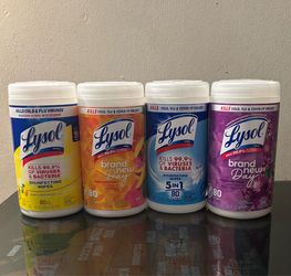 Lysol disinfectant wipes
