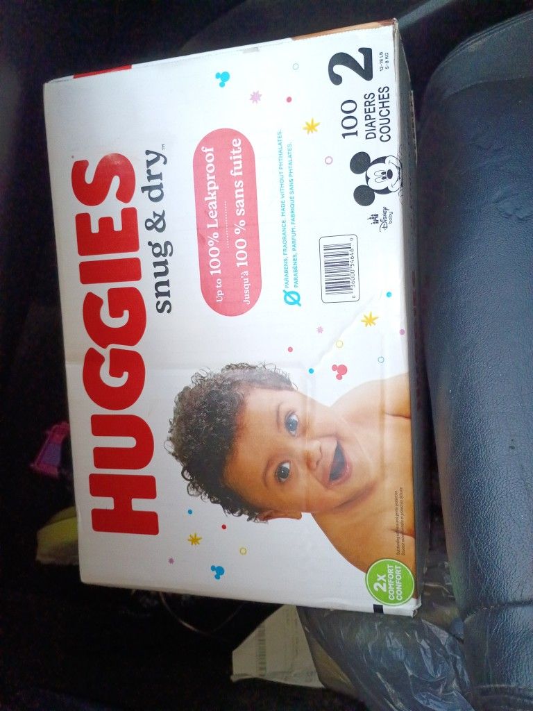 Huggies Sz 2 Diapers 100ct