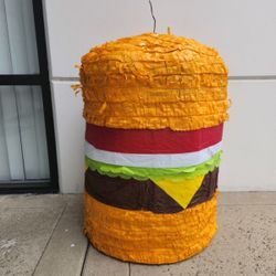 Hamburger Piñata For Birthday Parties 
