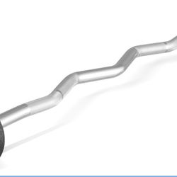 Mikolo Fixed Barbell, 10LB Loaded Weight EZ Curl Bar