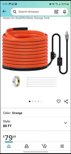 Rv Heated Water Cable
