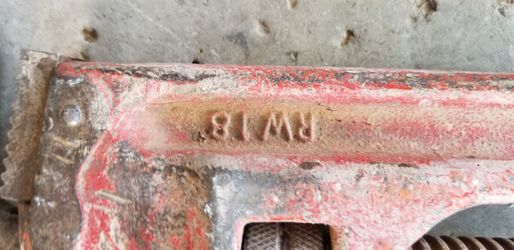 Reed Mfg 18 inch pipe wrench
