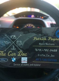 MOBILE MECHANIC CLAYTON-HENRY AREA