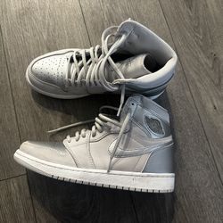 Air Jordan 1 Retro Silver Anniversary Size 8.5