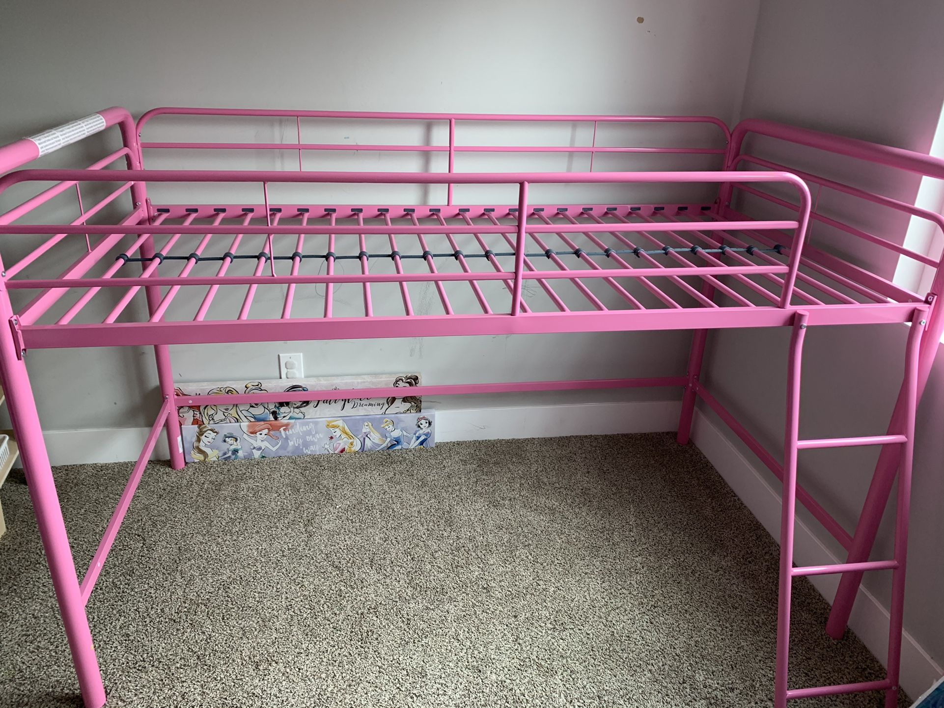 Junior Twin Low Loft Bed Frame