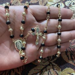 Gold Plated Rosary 