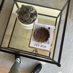 Mirror And Glass Coffee Table