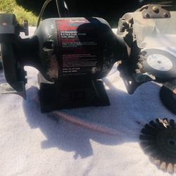 Craftsman  Bench Grinder With Extra Blades And Grinding Stoned