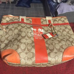 Coach Leatherwear Handbag And Wallet