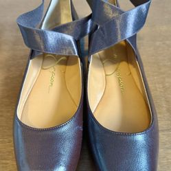 Jessica Simpson Mandalaye Leather Flats 