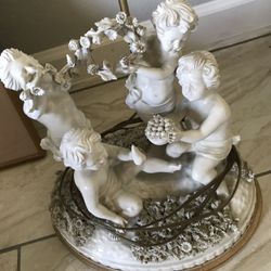 Cherub lamp from italy