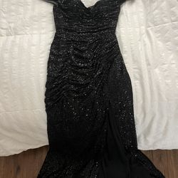 Beautiful Elegant Black Prom Dress 