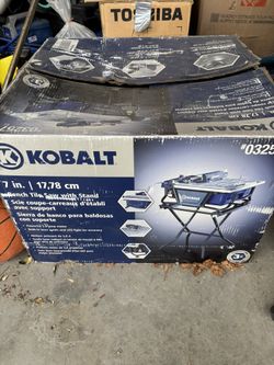 Kobalt 7in Tile Saw