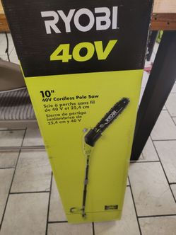 Ryobi 40v pole saw tool only new