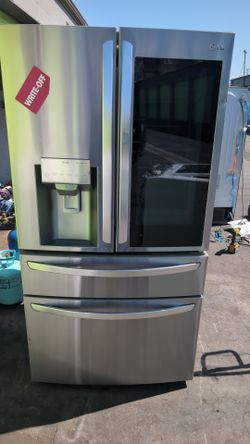 LG ThinQ French Door Refrigerator Stainless Steel