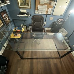 Glass Office Desk