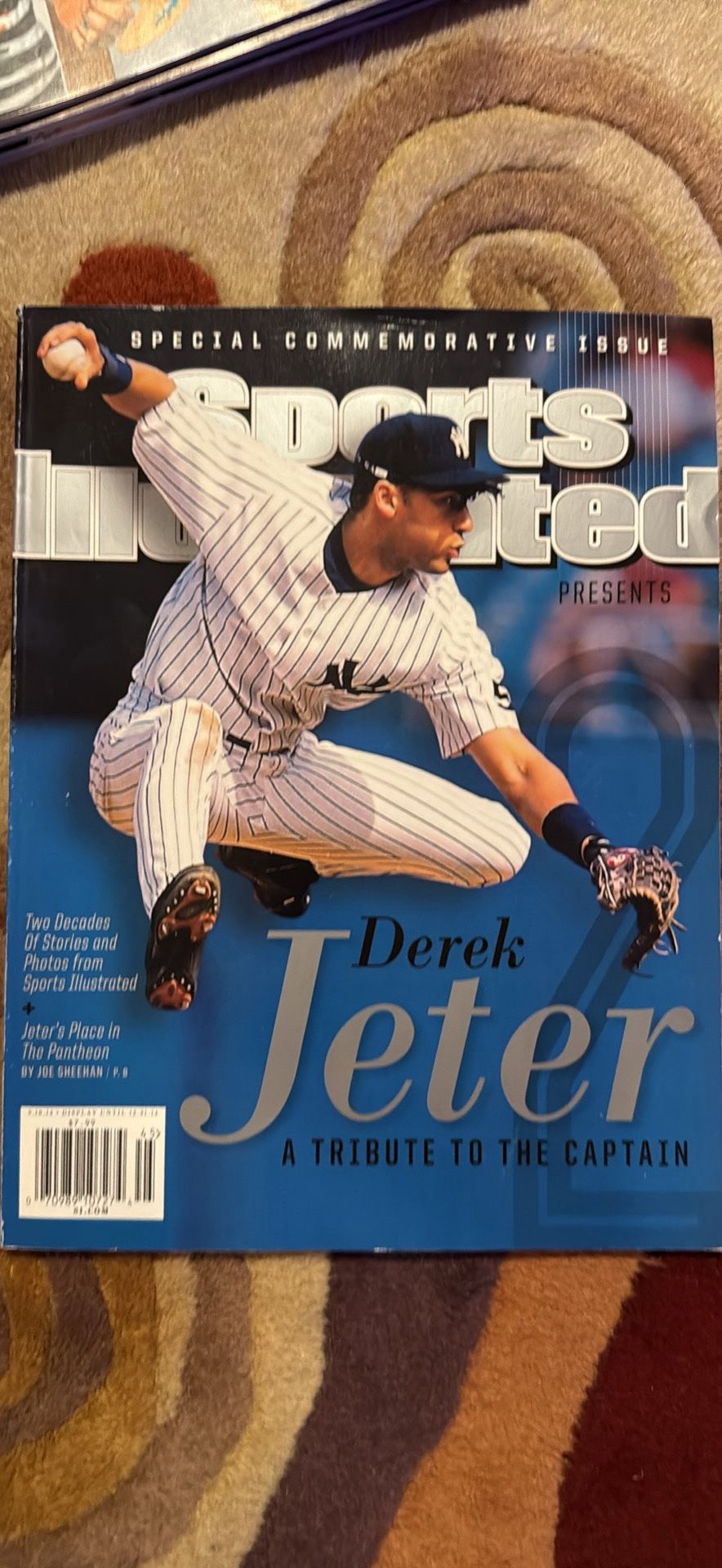 Derek Jeter Cover Sports Illustrated Magazine