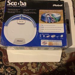 Scooba. Floor Whasing Robot
