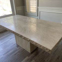 Travertine Dining Room Table 