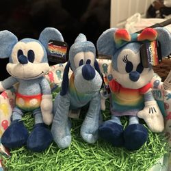 Brand New Disney Mickey Plushes $5 Each Or The Set For $10 
