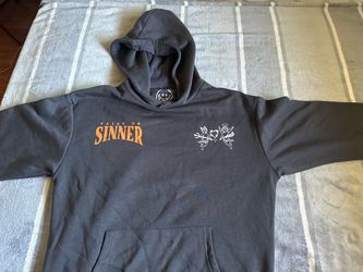 Saint or Sinner Graphic Hoodie SZ Small