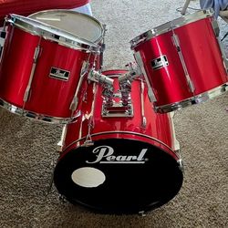 1980's-1990's Pearl Export Series Drum Kit 
