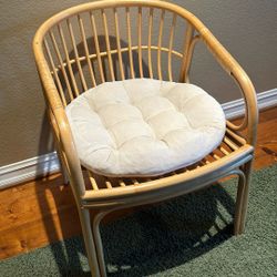 Rattan Chair And Cushion