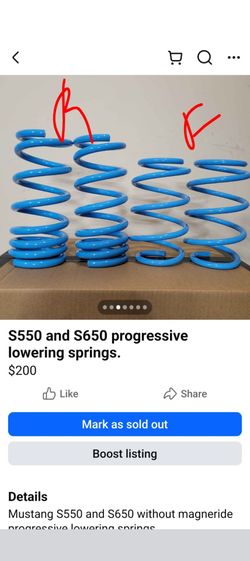 5.0 Productions progressive lowering springs