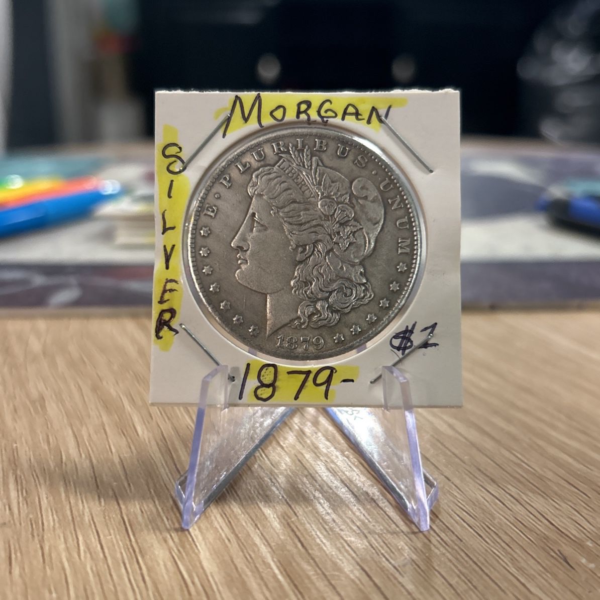 1879 Morgan Silver Dollar 💯🇺🇸✨