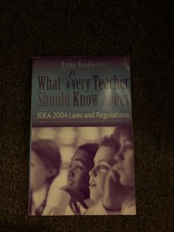 What Every Teacher should know About IDEA 2004 Laws and Regulations