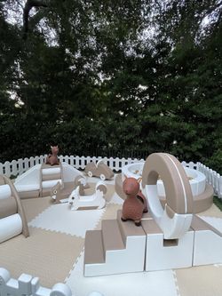 Tan And White Soft Play Set