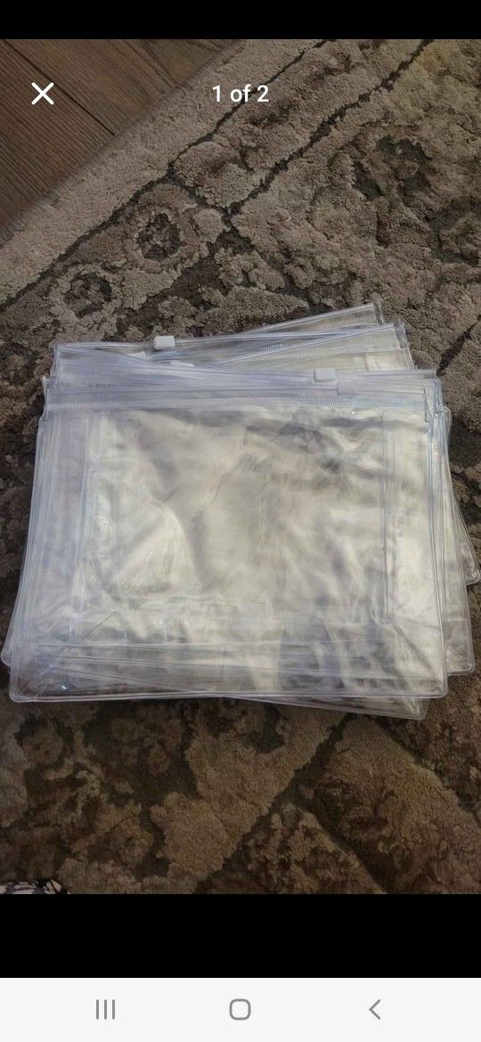 20 Pcs White Clear Plastic 