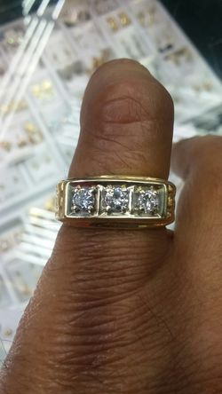 14k Gold diamond ring .60 ct Diamonds special price 5.8 grams