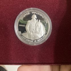 USA George Washington 250th Anniversary Half Dollar 1982 S 
