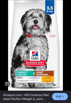 Brand New Sealed -- 25lb - Hill's Science Diet Perfect Weight & Joint Support Adult Dry Dog Food - C