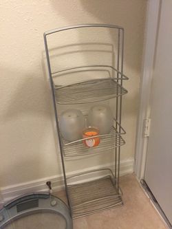 Small metal rack shelf