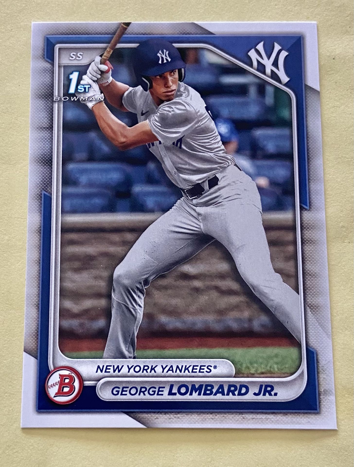 2024 Bowman George Lombard Jr. Yankees Rookie 1st Bowman