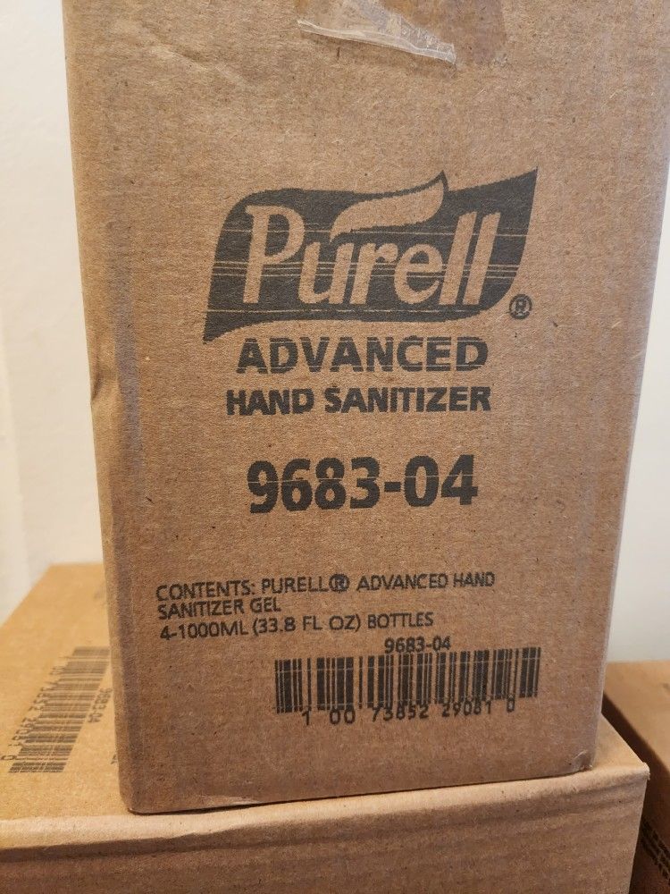 Hand Sanitizer (Purell, 4 Units Per Box, 1L )