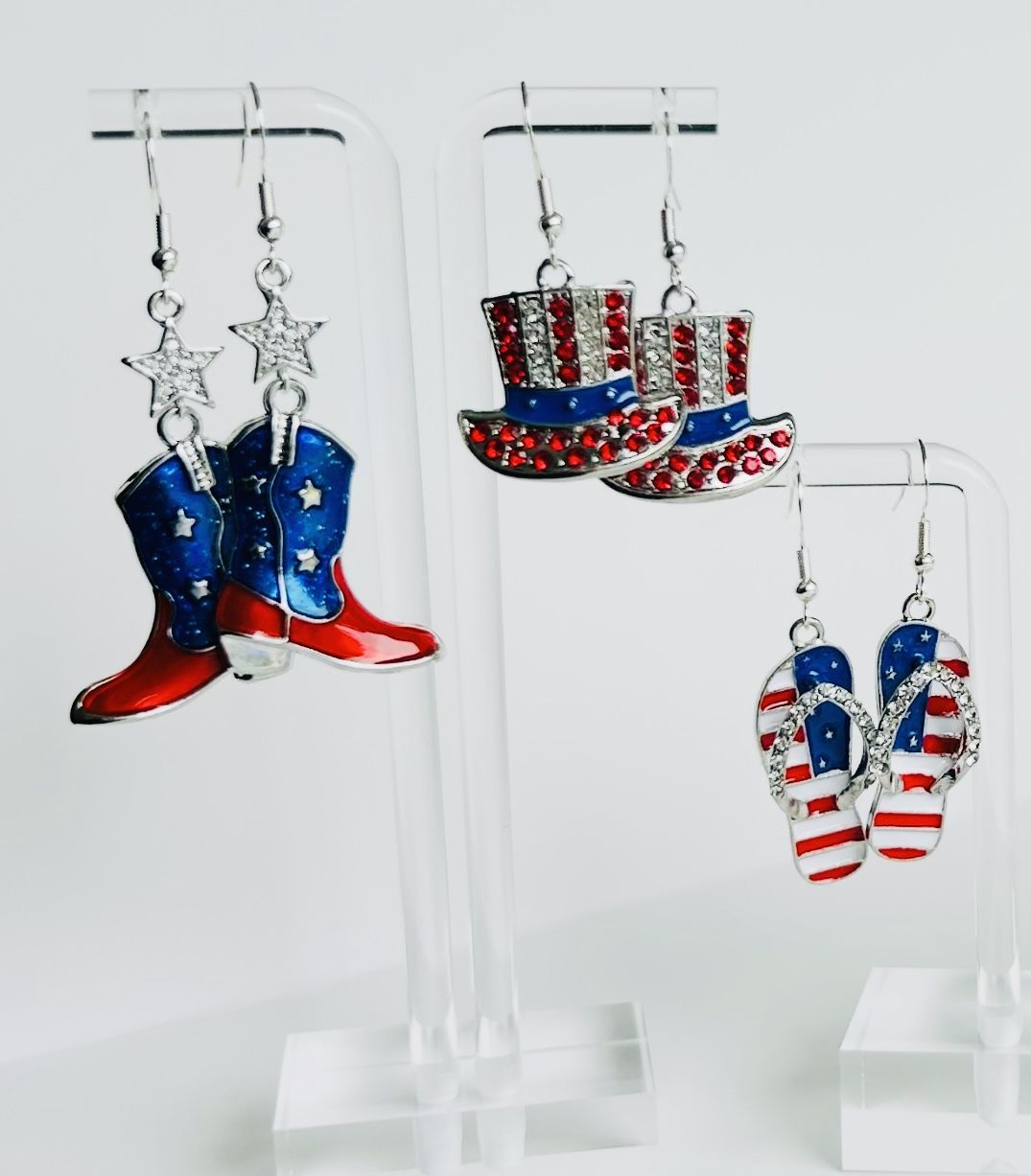 4th of July Earrings & Accessories