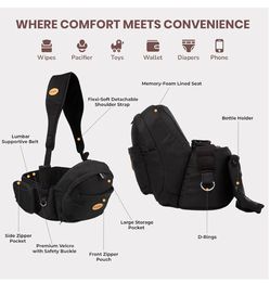 Cozyroo hip seat baby carrier