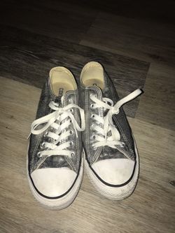 Silver converse