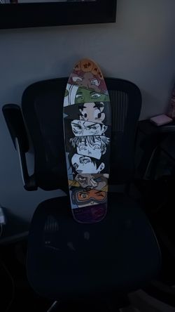 Custom painted anime skateboard negotiable