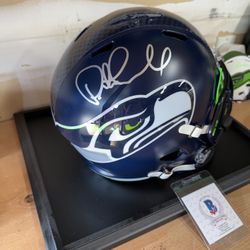 Pete Carroll Signed Seahawks Helmet 