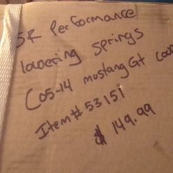 Brand New Mustang Parts