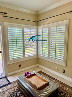 Plantation Shutters- FREE ESTIMATES & SAME DAY PRICING, Custom, Real Wood, Window Shutters, Treatments, Coverings. Persianas de Madera.