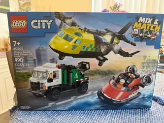 LEGO City 60505 Airplane, Service Truck & Hovercraft Remix