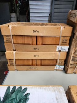 30" Wall Bridge Cabinets – Set of 4